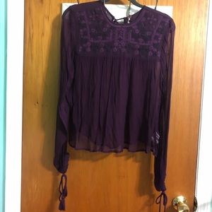 Free People Flowy blouse